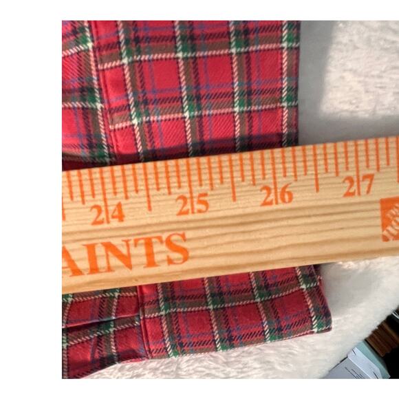 Ralph Lauren Classic Fit Shirt Mens LG Red Green Plaid Button Down Long Sleeve - Picture 10 of 10